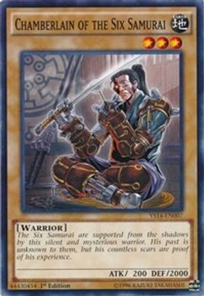 Chamberlain of the Six Samurai [YS14-EN007] Common