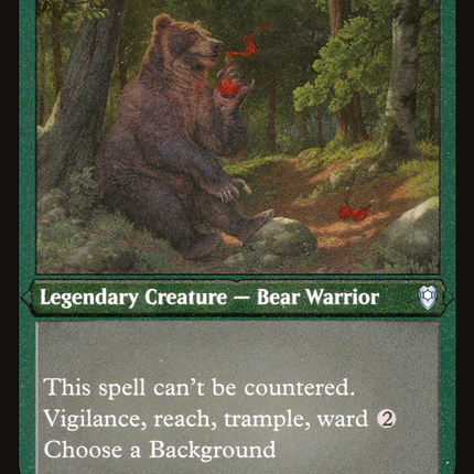 Wilson, Refined Grizzly [Commander Legends: Battle for Baldur's Gate] Etched Foil