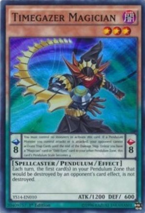Timegazer Magician [YS14-EN010] Super Rare