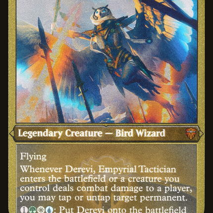 Derevi, Empyrial Tactician [Commander Legends] Etched Foil