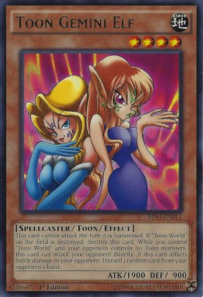 Toon Gemini Elf (Rare) [BP03-EN014] 1st Edition