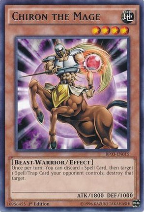 Chiron the Mage (Rare) [BP03-EN015] 1st Edition