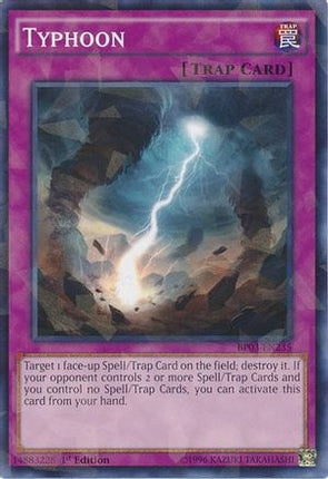 Typhoon (Shatterfoil) (Shatterfoil Rare) [BP03-EN235] 1st Edition