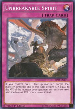 Unbreakable Spirit (Common / Short Print) [BP03-EN234] Limited