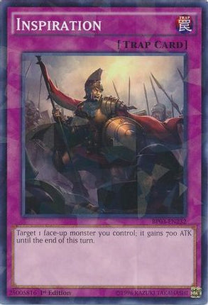 Inspiration (Shatterfoil) (Shatterfoil Rare) [BP03-EN232] 1st Edition