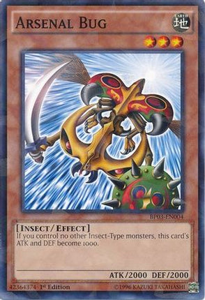 Arsenal Bug (Shatterfoil) (Shatterfoil Rare) [BP03-EN004] 1st Edition
