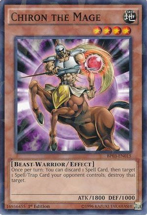 Chiron the Mage (Shatterfoil) (Shatterfoil Rare) [BP03-EN015] 1st Edition
