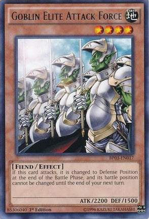 Goblin Elite Attack Force (Rare) [BP03-EN017] 1st Edition
