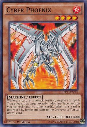 Cyber Phoenix (Common / Short Print) [BP03-EN020] 1st Edition