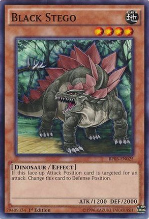 Black Stego (Common / Short Print) [BP03-EN025] 1st Edition