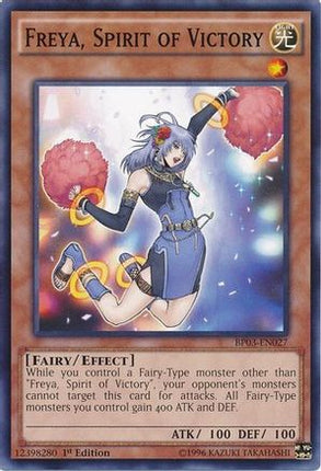 Freya, Spirit of Victory (Common / Short Print) [BP03-EN027] 1st Edition