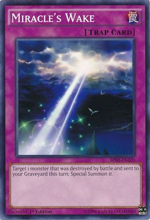 Miracle's Wake (Common / Short Print) [BP03-EN220] 1st Edition