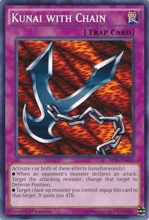 Kunai with Chain (Common / Short Print) [BP03-EN210] 1st Edition