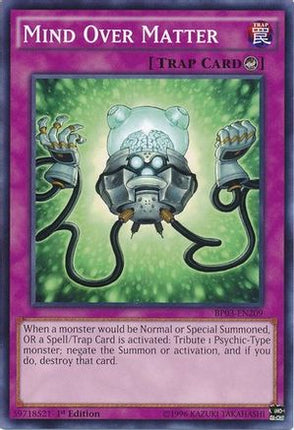 Mind Over Matter (Common / Short Print) [BP03-EN209] 1st Edition