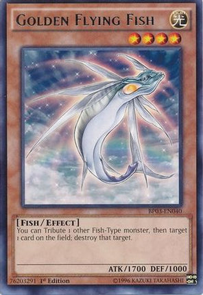 Golden Flying Fish (Rare) [BP03-EN040] 1st Edition
