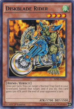 Diskblade Rider (Rare) [BP03-EN043] 1st Edition