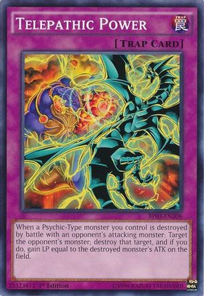 Telepathic Power (Common / Short Print) [BP03-EN208] 1st Edition
