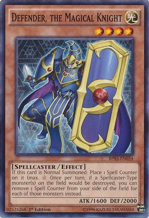 Defender, The Magical Knight (Common / Short Print) [BP03-EN054] 1st Edition