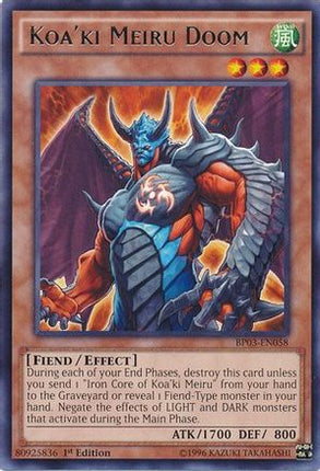 Koa'ki Meiru Doom (Rare) [BP03-EN058] 1st Edition