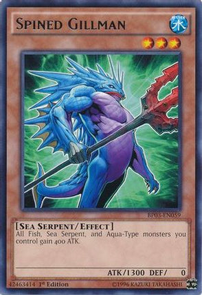 Spined Gillman (Rare) [BP03-EN059] 1st Edition