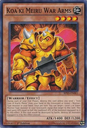 Koa'ki Meiru War Arms (Common / Short Print) [BP03-EN061] 1st Edition