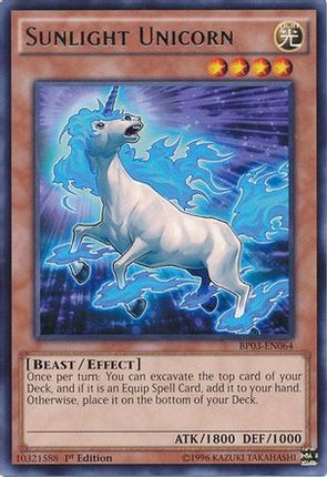 Sunlight Unicorn (Rare) [BP03-EN064] 1st Edition