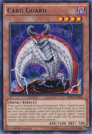 Card Guard (Rare) [BP03-EN065] 1st Edition