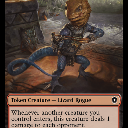 Agate Instigator [Bloomburrow Commander Tokens] Foil