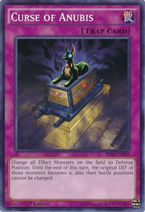 Curse of Anubis (Common / Short Print) [BP03-EN199] 1st Edition
