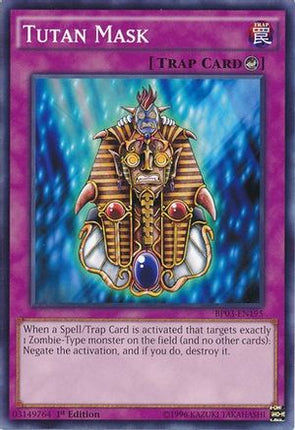 Tutan Mask (Common / Short Print) [BP03-EN195] 1st Edition