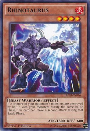 Rhinotaurus (Rare) [BP03-EN076] 1st Edition