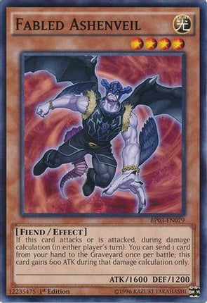 Fabled Ashenveil (Common / Short Print) [BP03-EN079] 1st Edition