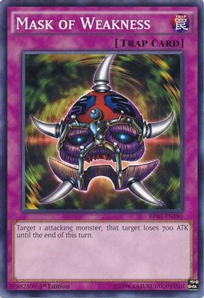 Mask of Weakness (Common / Short Print) [BP03-EN190] 1st Edition