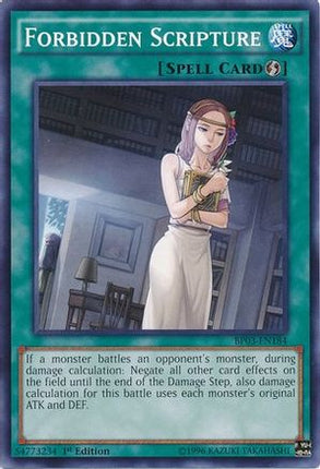 Forbidden Scripture (Shatterfoil) [BP03-EN184] Common