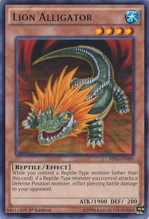 Lion Alligator (Rare) [BP03-EN089] 1st Edition