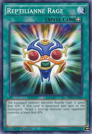 Reptilianne Rage (Common / Short Print) [BP03-EN166] 1st Edition