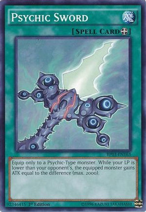 Psychic Sword (Common / Short Print) [BP03-EN163] 1st Edition