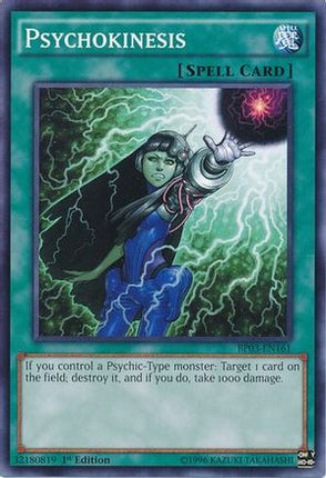 Psychokinesis (Common / Short Print) [BP03-EN161] 1st Edition