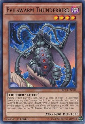 Evilswarm Thunderbird (Common / Short Print) [BP03-EN104] 1st Edition