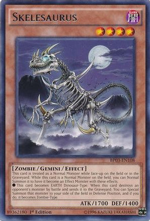 Skelesaurus (Rare) [BP03-EN108] 1st Edition