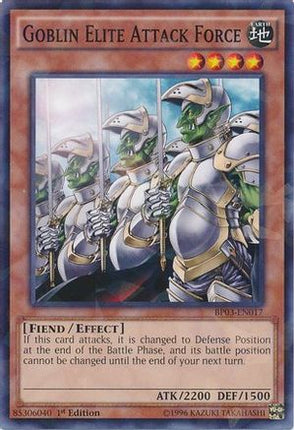 Goblin Elite Attack Force (Shatterfoil) (Shatterfoil Rare) [BP03-EN017] 1st Edition