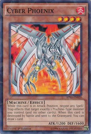 Cyber Phoenix (Shatterfoil) (Shatterfoil Rare) [BP03-EN020] 1st Edition