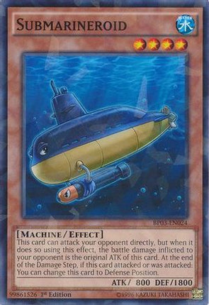 Submarineroid (Shatterfoil) (Shatterfoil Rare) [BP03-EN024] 1st Edition