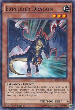 Exploder Dragon (Shatterfoil) (Shatterfoil Rare) [BP03-EN028] 1st Edition
