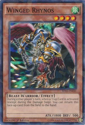 Winged Rhynos (Shatterfoil) (Shatterfoil Rare) [BP03-EN030] 1st Edition