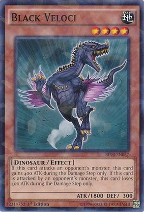 Black Veloci (Shatterfoil) (Shatterfoil Rare) [BP03-EN037] 1st Edition