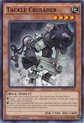 Tackle Crusader (Common / Short Print) [BP03-EN113] 1st Edition