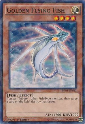 Golden Flying Fish (Shatterfoil) (Shatterfoil Rare) [BP03-EN040] 1st Edition