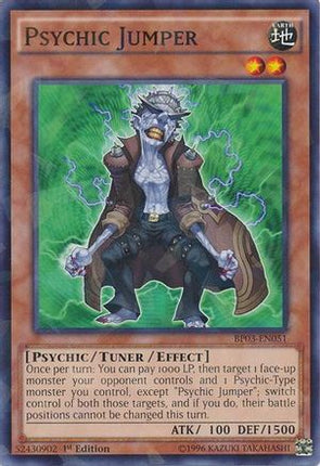 Psychic Jumper (Shatterfoil) (Shatterfoil Rare) [BP03-EN051] 1st Edition