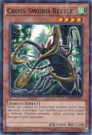 Cross-Sword Beetle (Shatterfoil) (Shatterfoil Rare) [BP03-EN053] 1st Edition